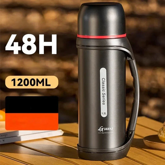 Artfan 1.2L Vacuum Thermos Flask for Outdoor Camping & Travel