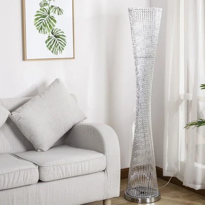 Artfan Aluminum Tower Floor Lamp for Living Room Decor – Modern LED Standing Light