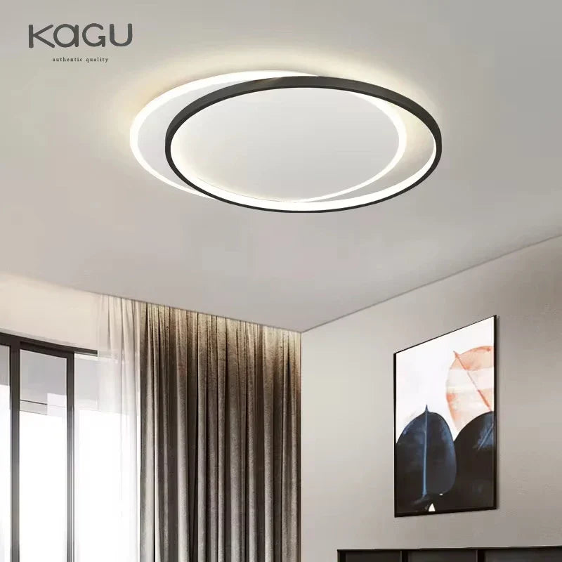 Artfan Round Bedroom Ceiling Lights: Modern Nordic Minimalist Living Room Study Lamp