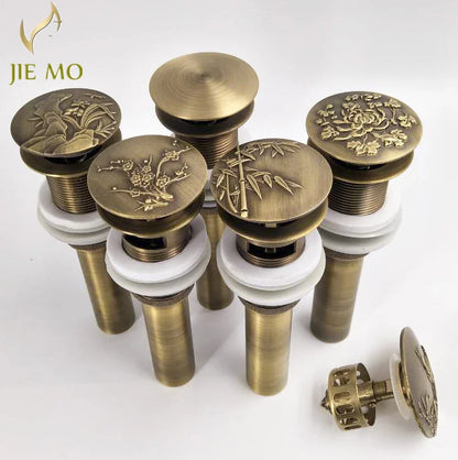 Artfan Antique Brass Vessel Sink Drain - Bathroom Accessory