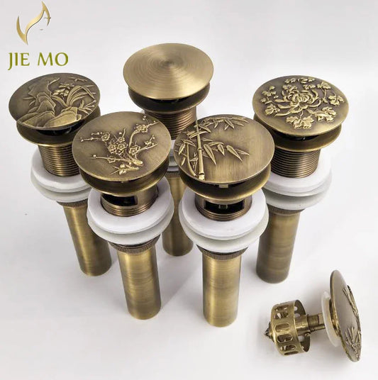 Artfan Antique Brass Vessel Sink Drain - Bathroom Accessory