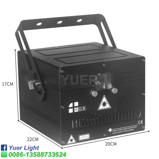 Artfan 4W 3D Animation Laser Light DJ Scanner for Club Disco Party Stage