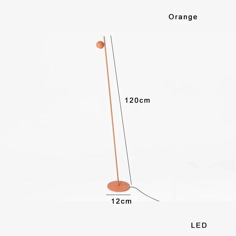 Artfan lighting Black LED Floor Lamp: Sleek Minimalist Nordic Design for Home Decor
