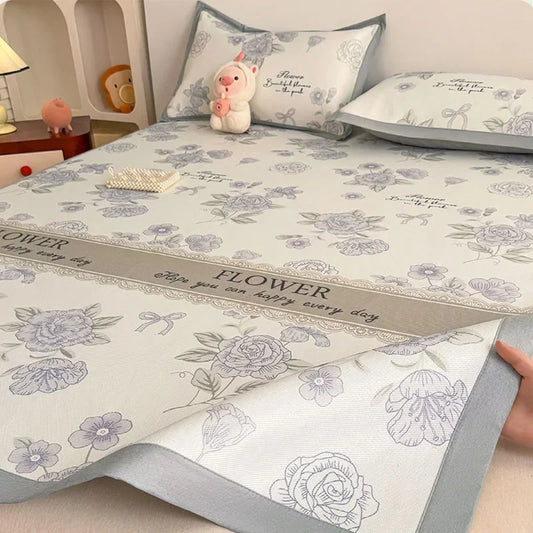 Artfan Antibacterial Pattern Mat Set | Skin-Friendly & Soft Mattress | Summer Air Conditioning