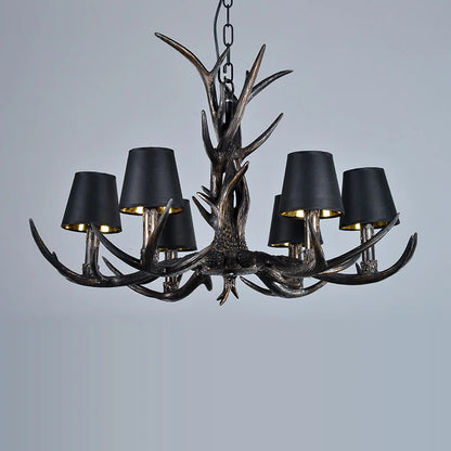 Artfan Antler Chandelier: Country Rustic Vintage Loft Lighting for Bedroom, Dining Room & Restaurant