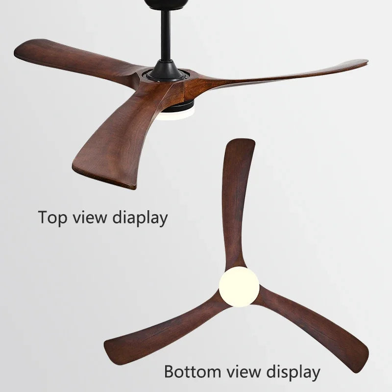 Artfan 70" Luxury Wooden Ceiling Fan with Reversible Motor for Year-Round Comfort