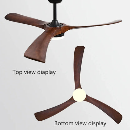 Artfan 70" Luxury Wooden Ceiling Fan with Reversible Motor for Year-Round Comfort