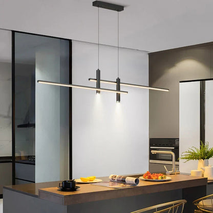 Artfan lighting Black Gold Nordic LED Pendant Chandelier for Dining Table - Modern Minimalist Design