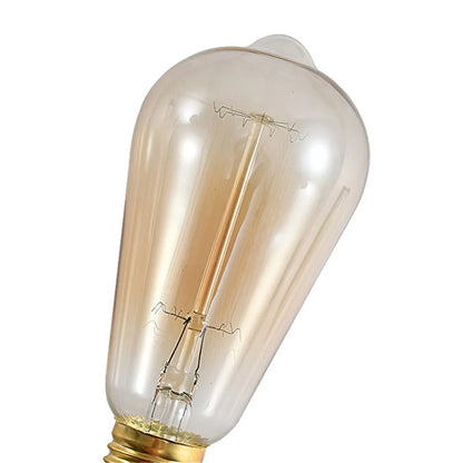 Artfan Amber Warm LED Spiral Filament Bulb E27 Vintage Edison 4W 2300K ST64 Bulb