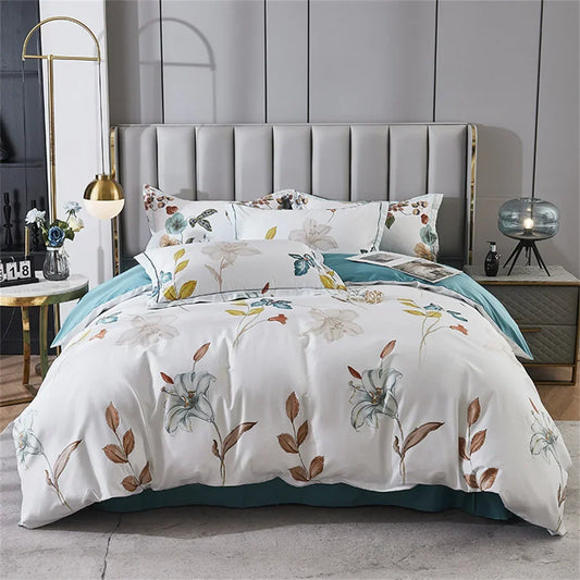 Artfan 600TC Egyptian Cotton Queen King Bedding Set Duvet Cover Bed Linens