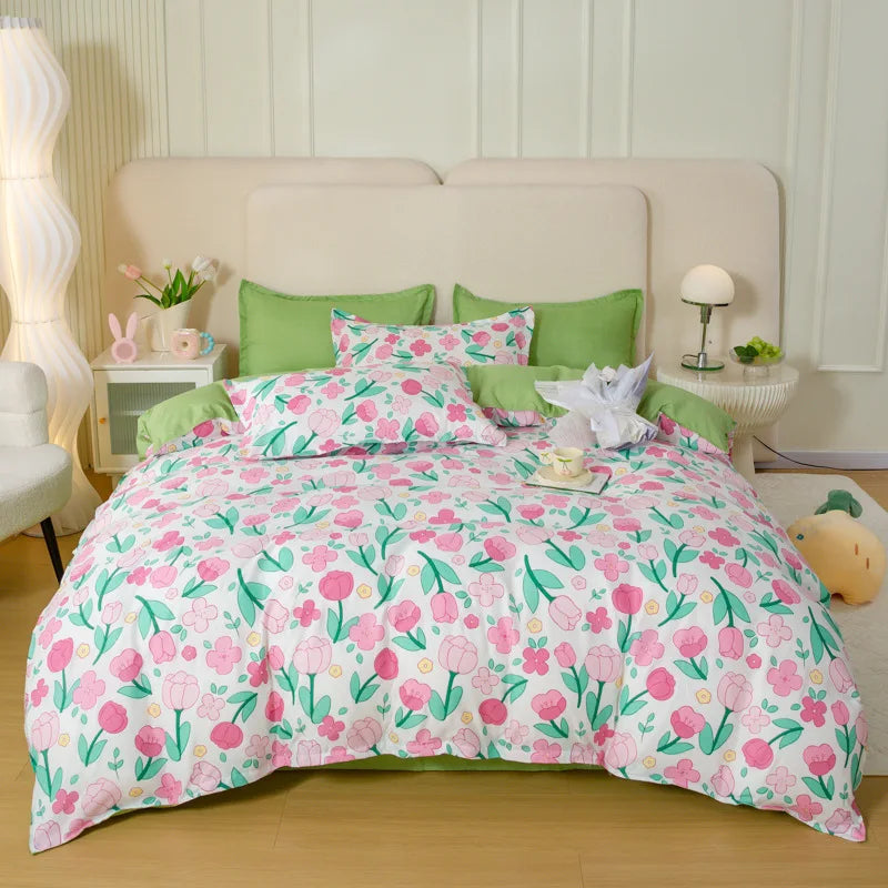 Artfan Animal Pattern Bedding Set - King/Queen Size Quilt Set for Comfortable Home.