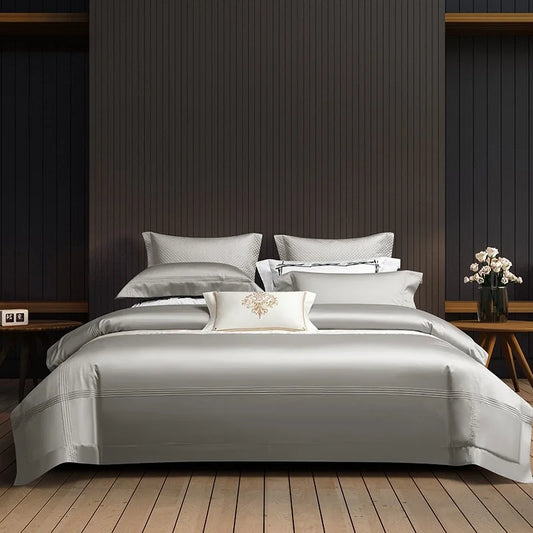 Artfan 1000TC Egyptian Cotton Luxury Hotel Bedding Set: Duvet Cover, Sheet Set, Pillowcases