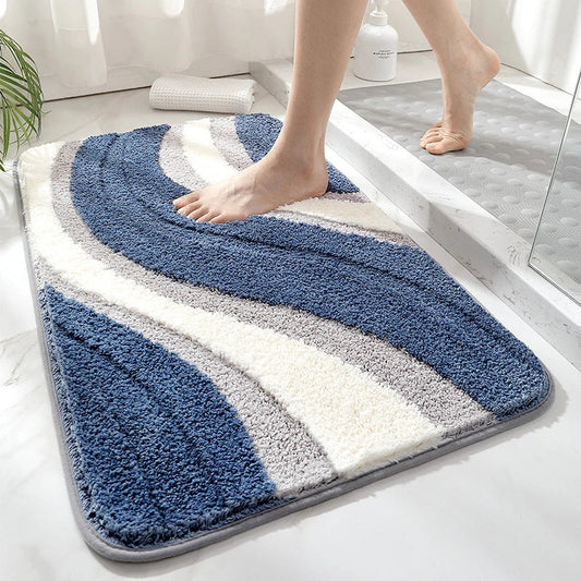 Artfan Absorbent Water Bathroom Mat: Soft, Quick-drying, Anti-slip Large Bath Rug