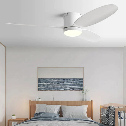 Artfan lighting Black DC Ceiling Fan Light with Remote Control and LED Chandelier