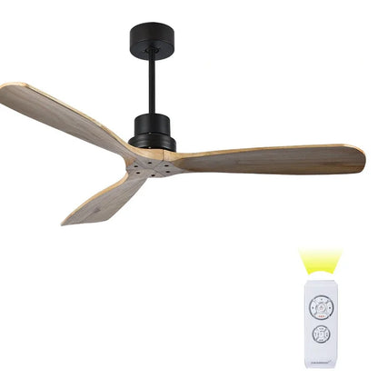 Artfan 52" Propeller Ceiling Fan in Wood, Silent Operation for Home and Loft.