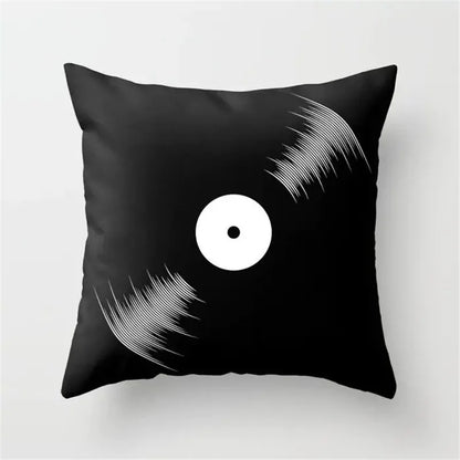 Artfan lighting Black Camera Print Retro Cushion Cover for Home Sofa Chair