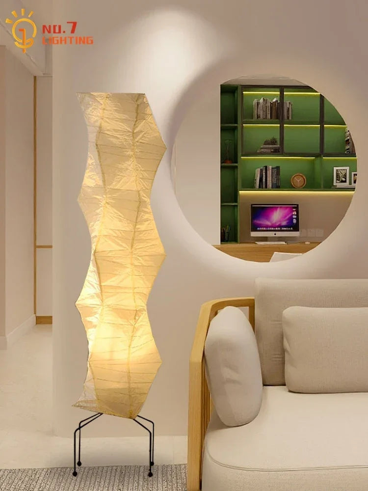 Artfan Akari Noguchi Rice Paper Floor Lamp LED E27: Art Decor Interior Lighting for Living Room