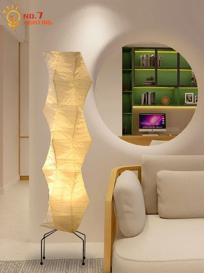 Artfan Akari Noguchi Rice Paper Floor Lamp LED E27: Art Decor Interior Lighting for Living Room