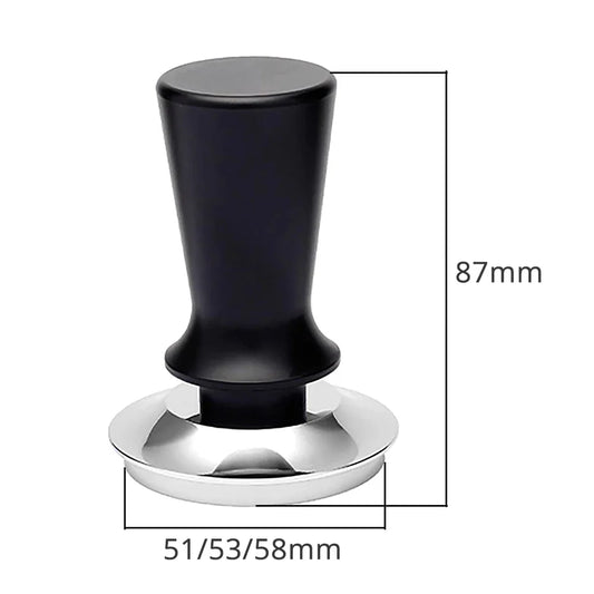Artfan 51/53/58mm Calibrated Espresso Coffee Tamper with Spring Handle & Stainless Steel Base
