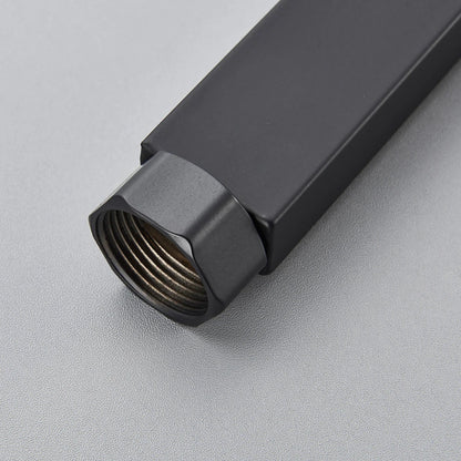 Artfan lighting Black Bathroom Shower Faucet Extension Tube - Round & Square 30/40cm General Interface