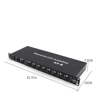 Artfan 8-Way DMX512 Signal Amplifier for Stage Lighting