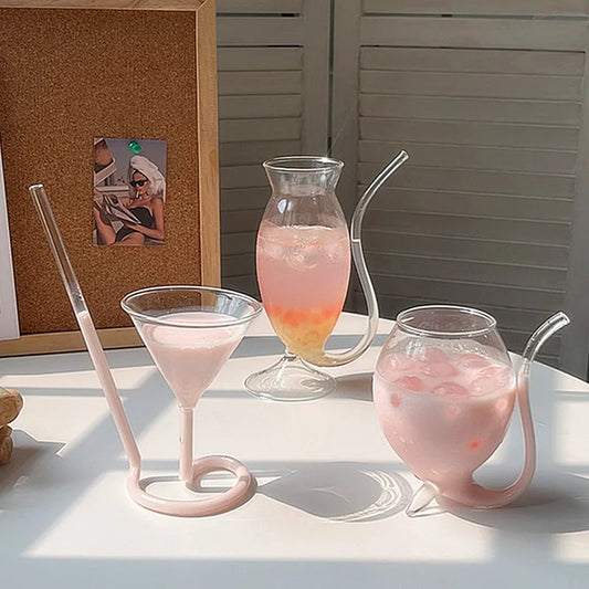 Artfan  Vampire Cocktail Glass Cup - Creative & Stylish Glassware for Molecular Drinks