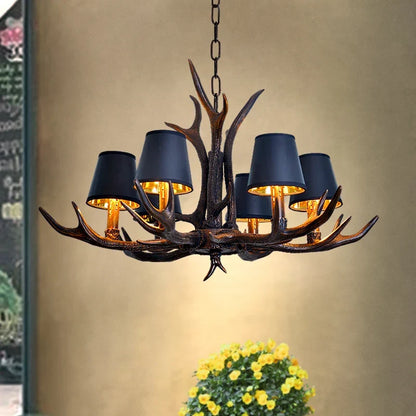 Artfan Antler Chandelier: Country Rustic Vintage Loft Lighting for Bedroom, Dining Room & Restaurant