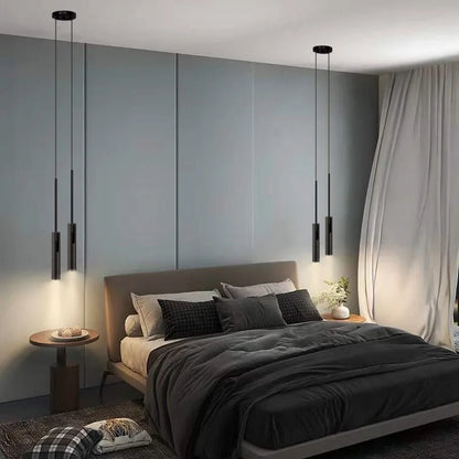 Artfan lighting Black Chandelier Pendant Light for Bedroom, Bar, and Coffee Decor