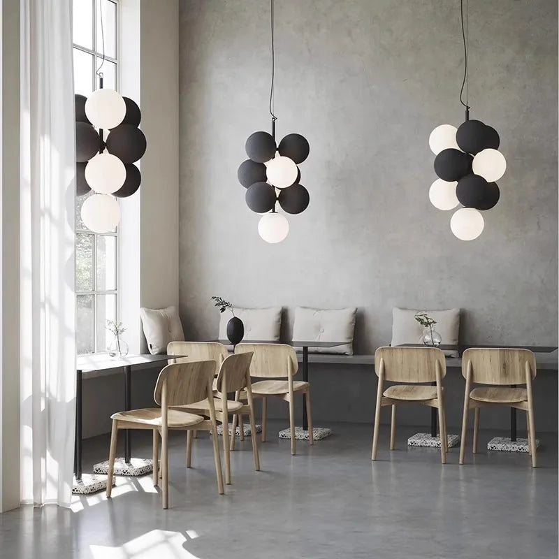 Artfan Ball LED Ceiling Chandelier Modern Creative Kitchen Island Bedroom Pendant Lights