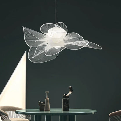 Artfan Acrylic Flower Chandelier: Nordic Designer Lighting for Restaurant, Living Room, Bedroom