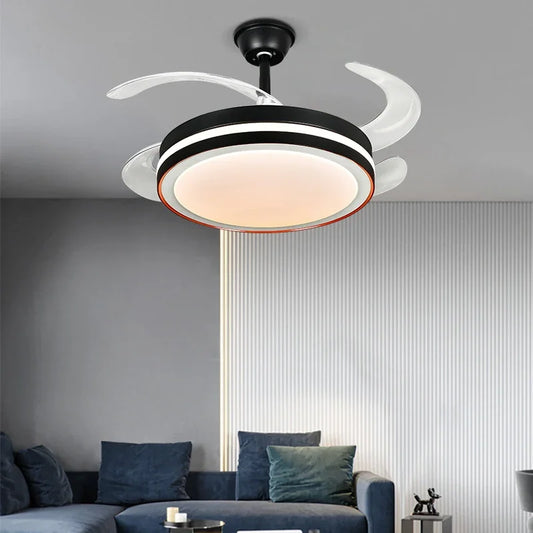 Artfan 48 Inch Dimmable Decorative Ceiling Fan with Remote Control and LED Light