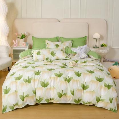 Artfan Animal Pattern Bedding Set - King/Queen Size Quilt Set for Comfortable Home.