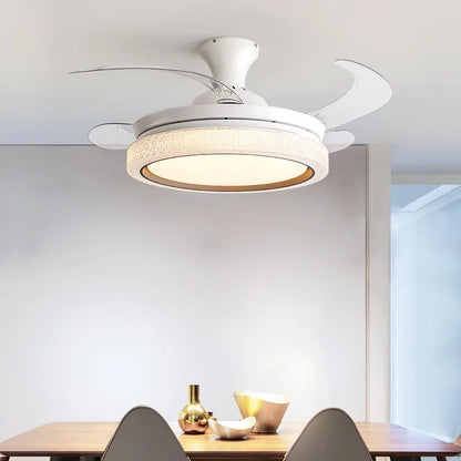 Artfan 42/48inch Invisible Chandelier Ceiling Fan with LED Light in Multiple Colors
