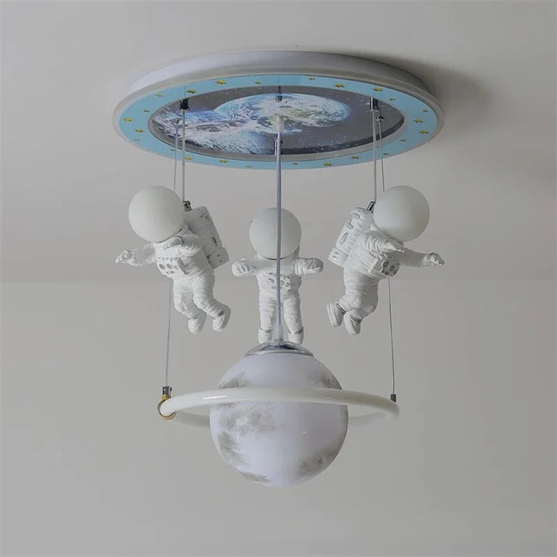 Artfan Astronaut LED Ceiling Light for Children's Room Fixtures
