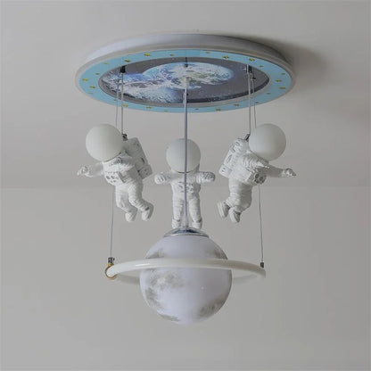 Artfan Astronaut LED Ceiling Light for Children's Room Fixtures