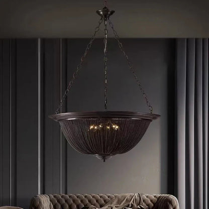 Artfan lighting Black Tassel Ceiling Chandelier: Designer Dimmable Home Decor for Living Room