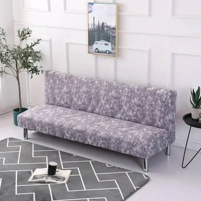 Artfan Armless Futon Sofa Cover Slipcover Elastic No Armrest