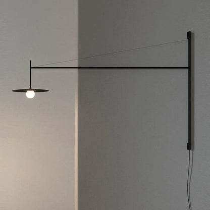 Artfan lighting Black Iron LED Long Wall Lamp for Living Room, Bedroom, Corridor - Nordic Style