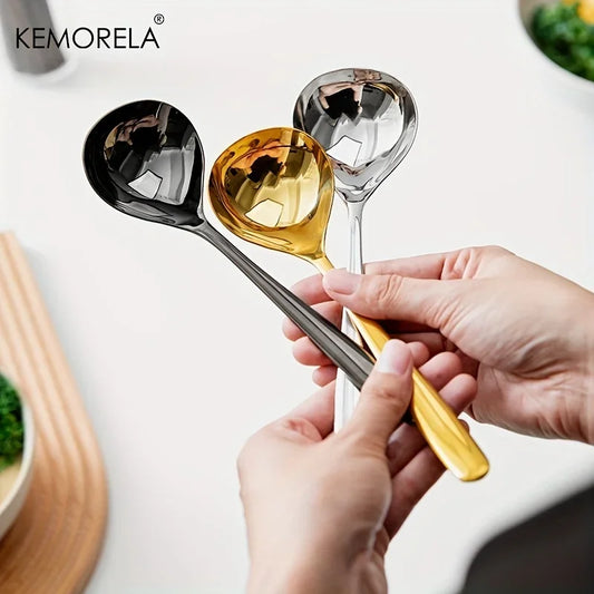 Artfan 304 Stainless Steel Small Gravy Ladle - 21cm/8.1inch | Dishwasher Safe Sauce Spoon