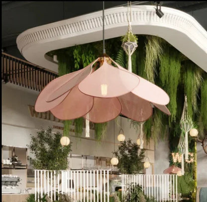 Artfan Colorful Petal Fabric Art Chandelier Pendant Lights