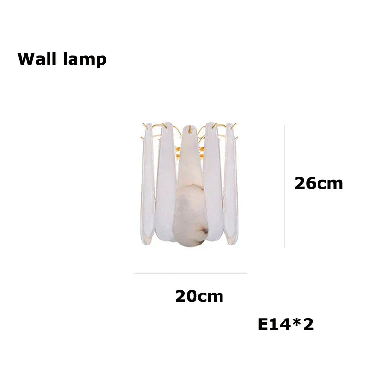Artfan 2025 Chandelier LED Dimmable Marble Collection for Dining Room & Foyer