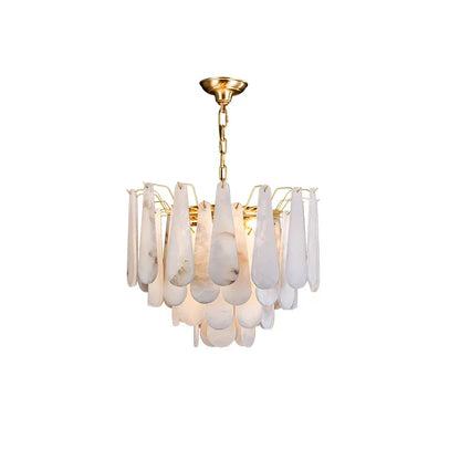 Artfan 2025 Chandelier LED Dimmable Marble Collection for Dining Room & Foyer