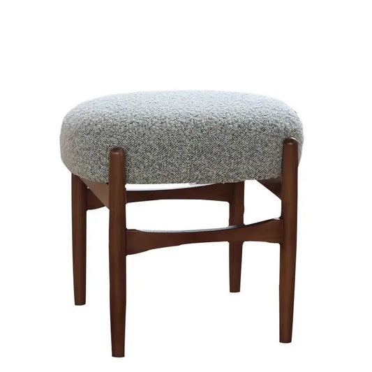 Artfan Ash Wood Makeup Bench Dressing Chair for Small Spaces