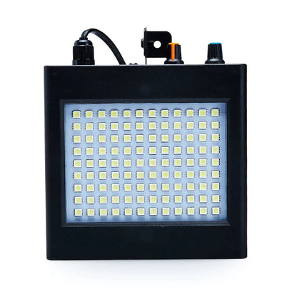 Artfan 108 LED RGB White Strobe Stage Lighting - Sound Activated Disco Party DJ