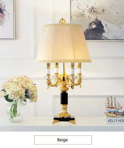 Artfan lighting Black Crystal Bedroom Table Lamp - Luxury Modern Decor