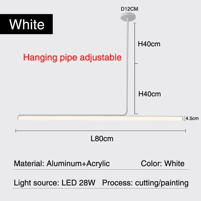 Artfan lighting Black LED Chandelier: Modern Dimmable Pendant Lights for Dining Room & Kitchen.