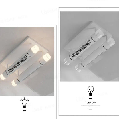 Artfan lighting Bladeless Ceiling Fan with Remote Control LED Light Fixture for Home Décor