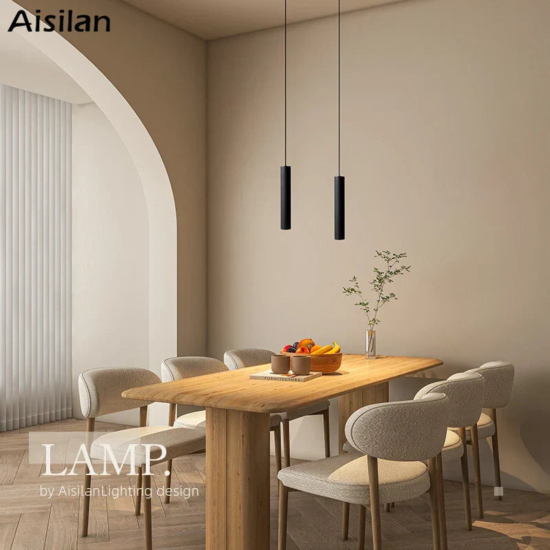 Artfan lighting Black LED Pendant Light 5W CRI 97 Double Anti-glare Spot Light for Living Room