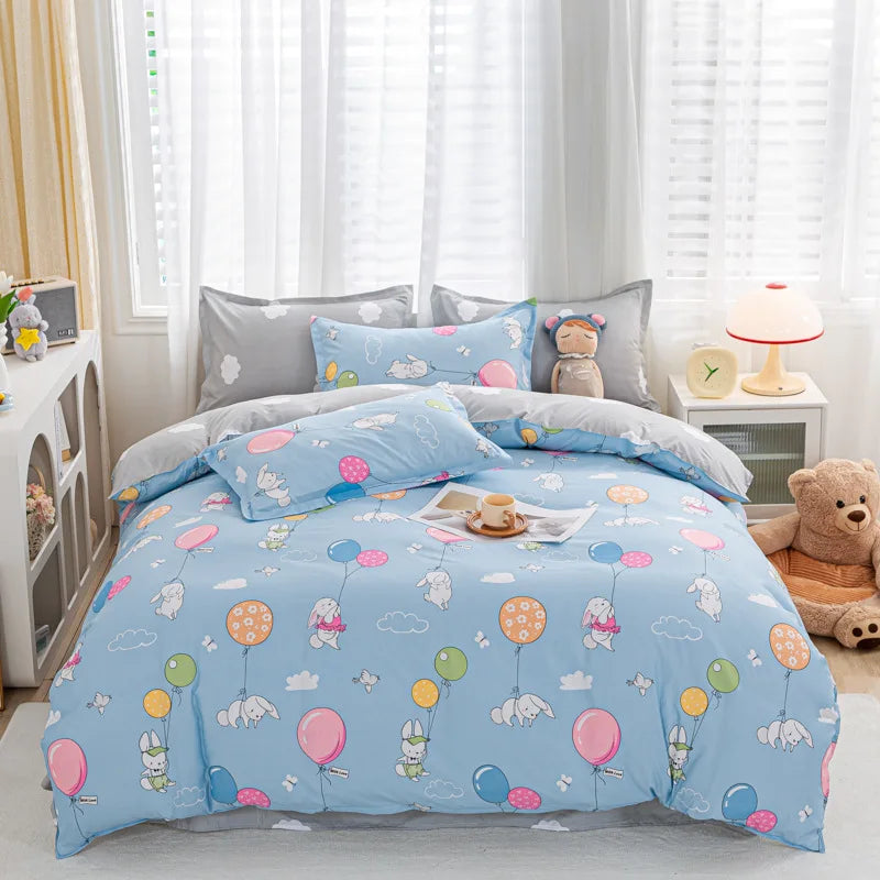 Artfan Animal Pattern Bedding Set - King/Queen Size Quilt Set for Comfortable Home.