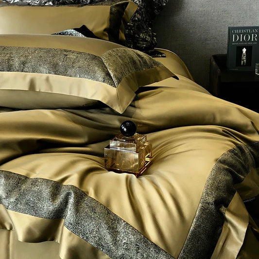 Artfan 1400TC Egyptian Cotton Luxury Bedding Set with Duvet Cover, Sheet, Pillowcases